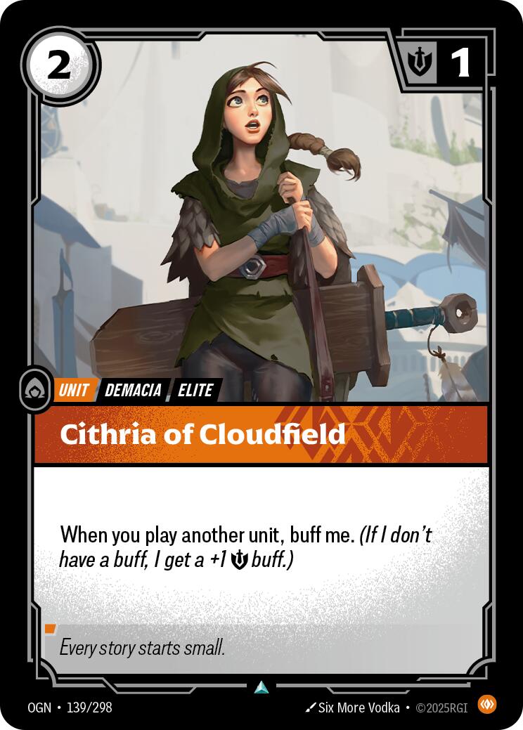 Riftbound: League of Legends Trading Card Game: Cithria of Cloudfield card image
