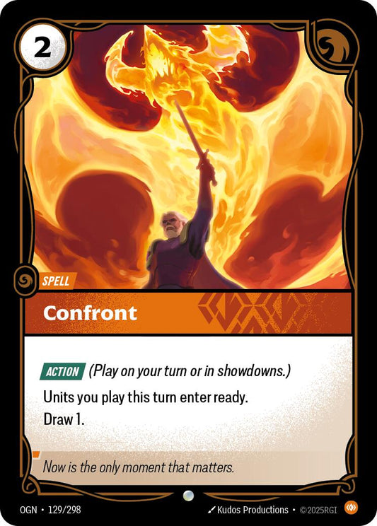Riftbound: League of Legends Trading Card Game: Confront card image
