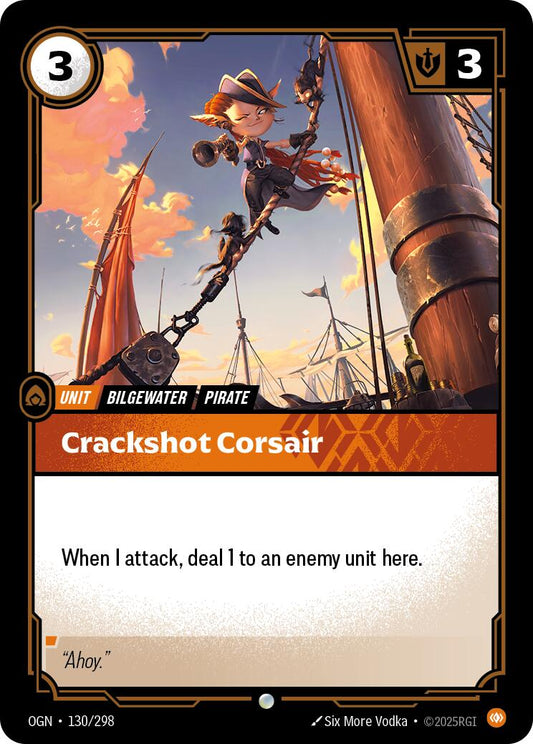 Riftbound: League of Legends Trading Card Game: Crackshot Corsair card image
