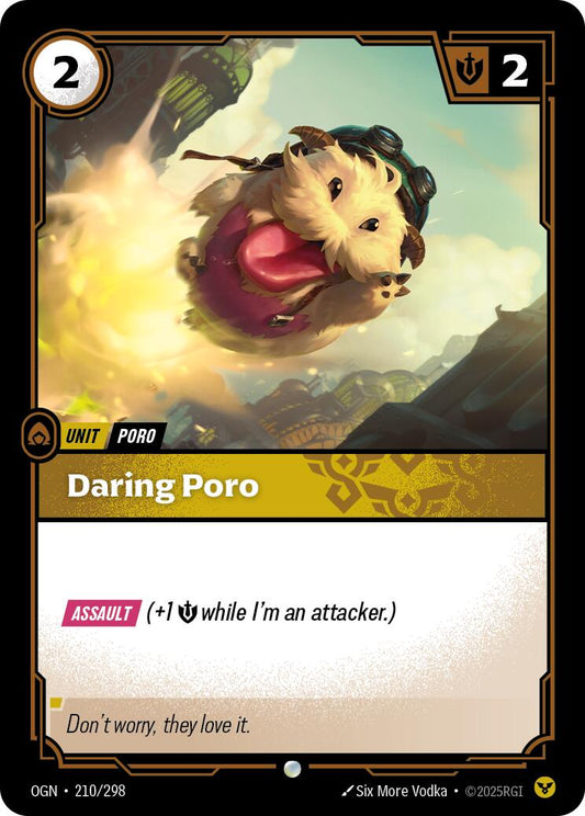 Riftbound: League of Legends Trading Card Game: Daring Poro card image