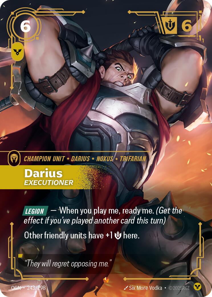 Riftbound: League of Legends Trading Card Game: Darius - Executioner card image