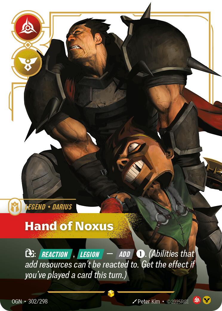 Riftbound: League of Legends Trading Card Game: Darius - Hand of Noxus (Showcase) card image