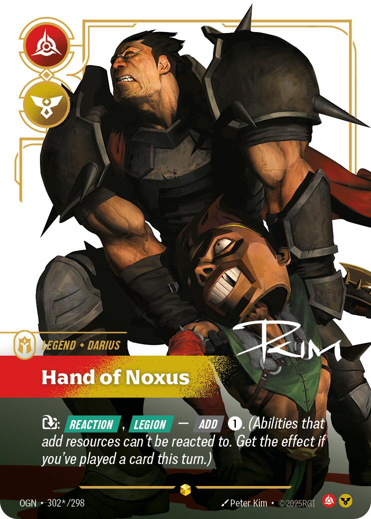 Riftbound: League of Legends Trading Card Game: Darius - Hand of Noxus (Signature) card image