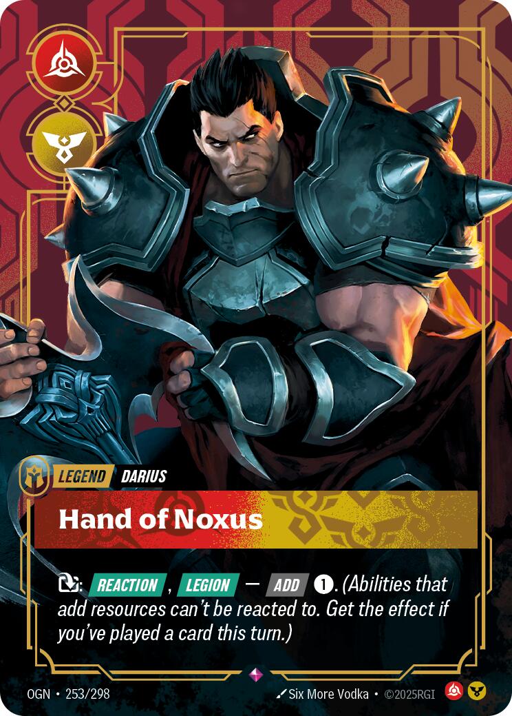 Riftbound: League of Legends Trading Card Game: Darius - Hand of Noxus card image