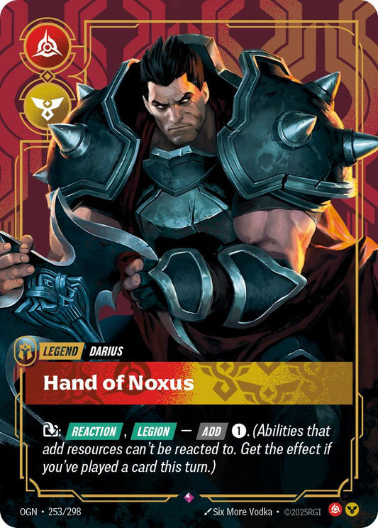 Riftbound: League of Legends Trading Card Game: Darius - Hand of Noxus card image