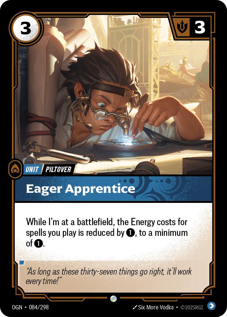 Riftbound: League of Legends Trading Card Game: Eager Apprentice card image
