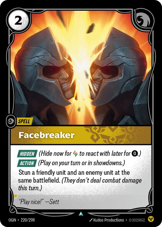 Riftbound: League of Legends Trading Card Game: Facebreaker card image
