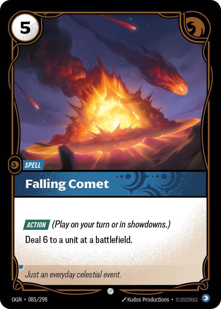 Riftbound: League of Legends Trading Card Game: Falling Comet card image