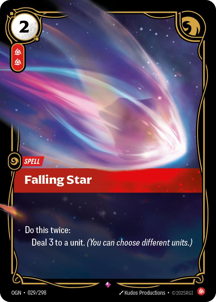 Riftbound: League of Legends Trading Card Game: Falling Star card image