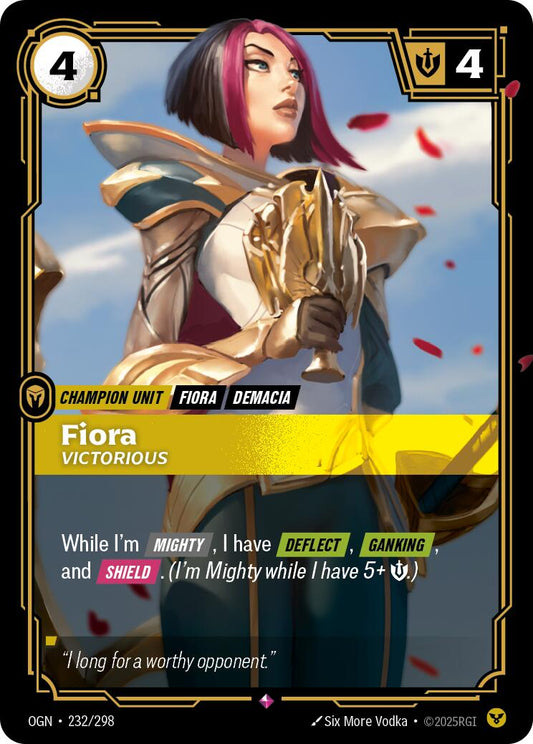Riftbound: League of Legends Trading Card Game: Fiora - Victorious card image