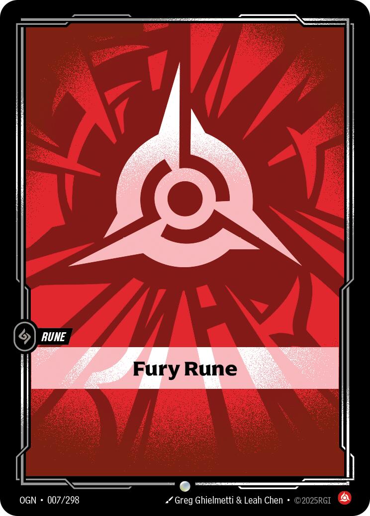 Riftbound: League of Legends Trading Card Game: Fury Rune card image