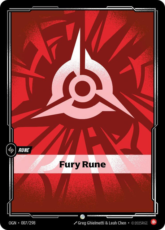 Riftbound: League of Legends Trading Card Game: Fury Rune card image