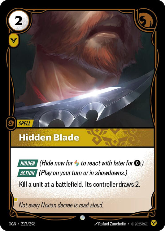 Riftbound: League of Legends Trading Card Game: Hidden Blade card image