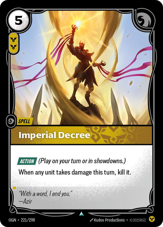 Riftbound: League of Legends Trading Card Game: Imperial Decree card image