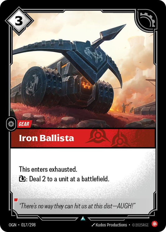 Riftbound: League of Legends Trading Card Game: Iron Ballista card image