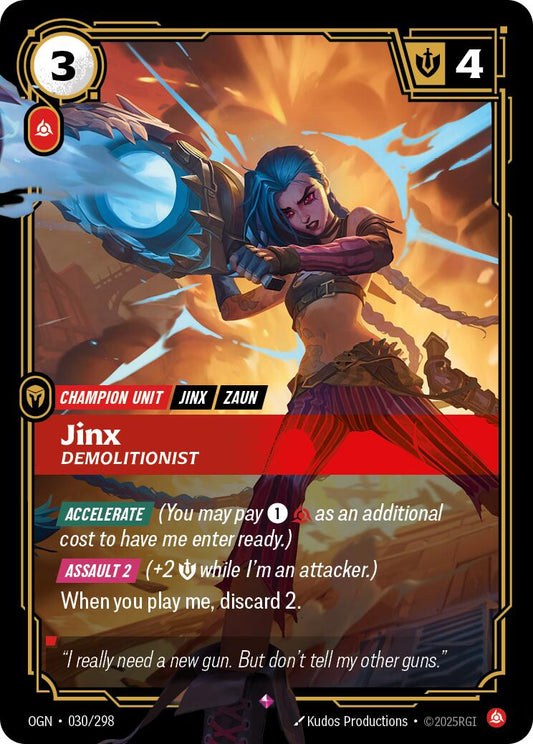 Riftbound: League of Legends Trading Card Game: Jinx - Demolitionist card image