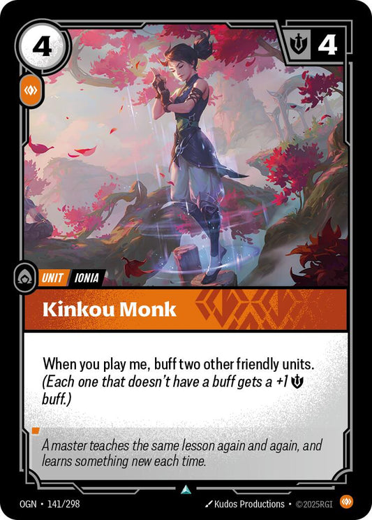 Riftbound: League of Legends Trading Card Game: Kinkou Monk card image