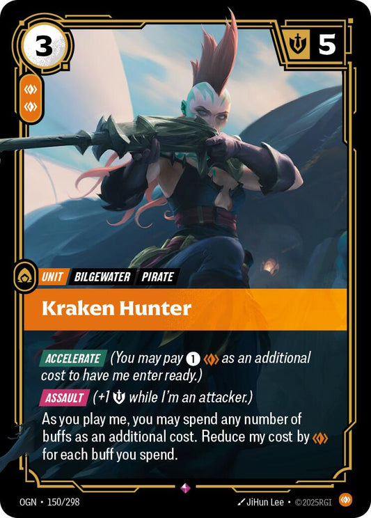 Riftbound: League of Legends Trading Card Game: Kraken Hunter card image