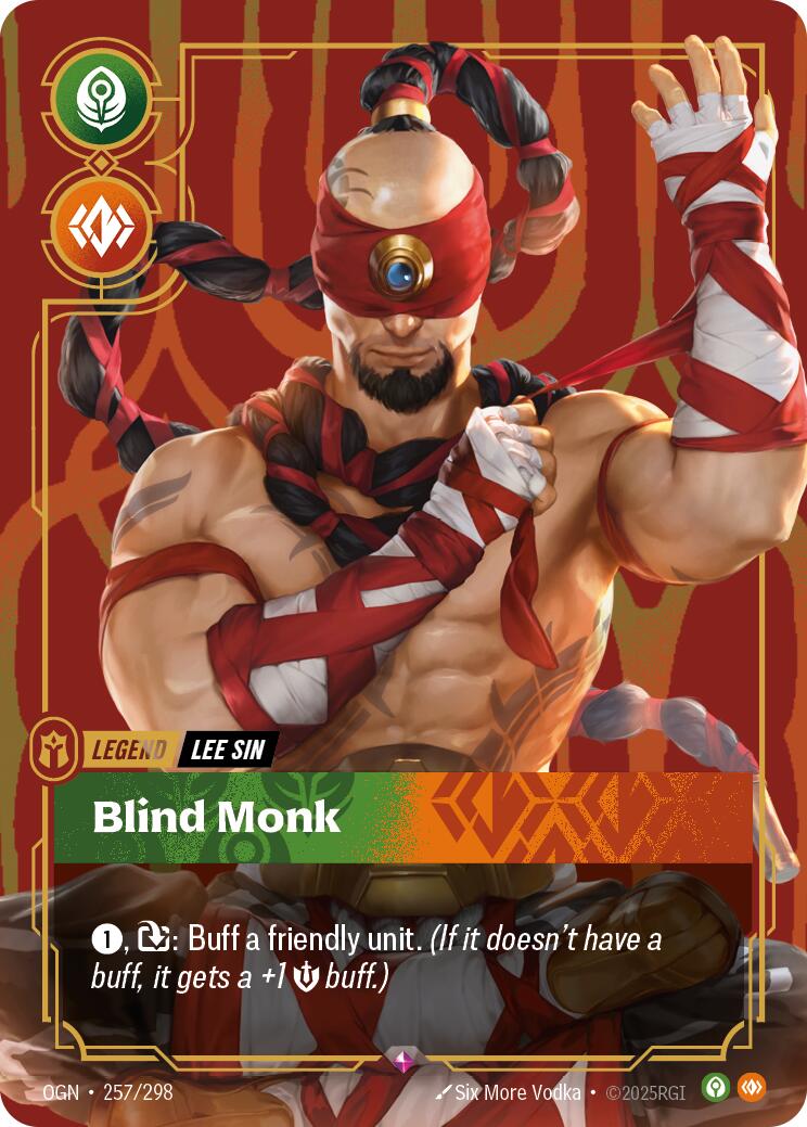Riftbound: League of Legends Trading Card Game: Lee Sin - Blind Monk card image