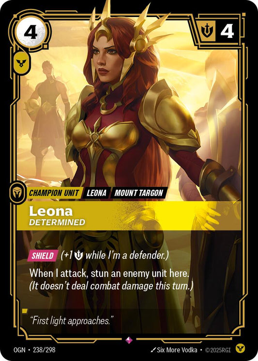 Riftbound: League of Legends Trading Card Game: Leona - Determined card image