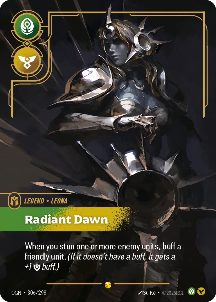Riftbound: League of Legends Trading Card Game: Leona - Radiant Dawn (Showcase) card image