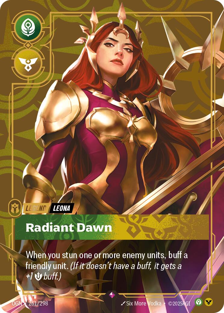 Riftbound: League of Legends Trading Card Game: Leona - Radiant Dawn card image