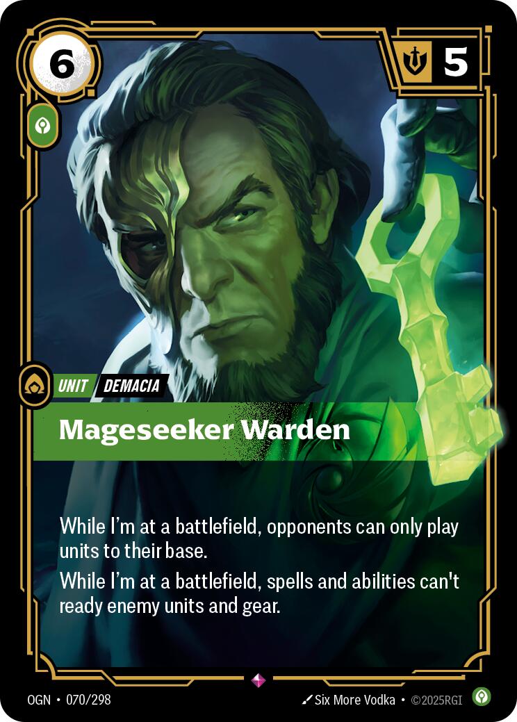 Riftbound: League of Legends Trading Card Game: Mageseeker Warden card image