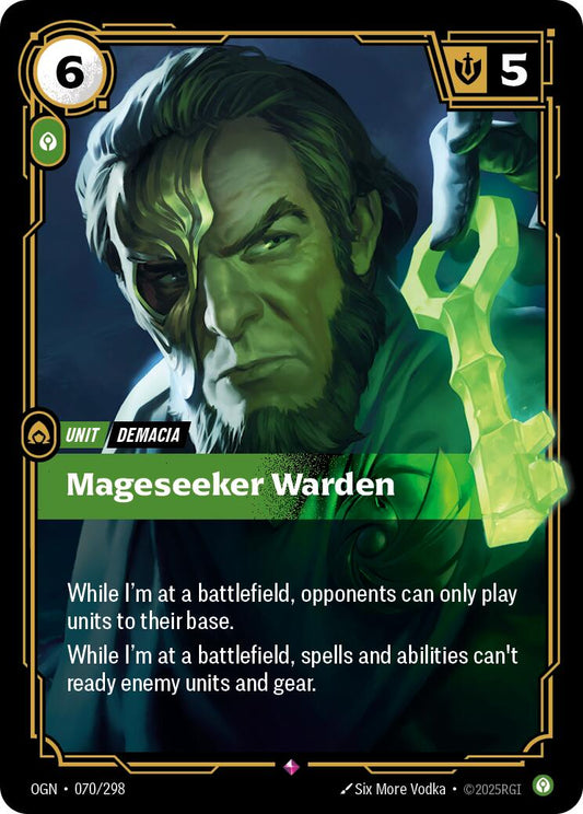 Riftbound: League of Legends Trading Card Game: Mageseeker Warden card image
