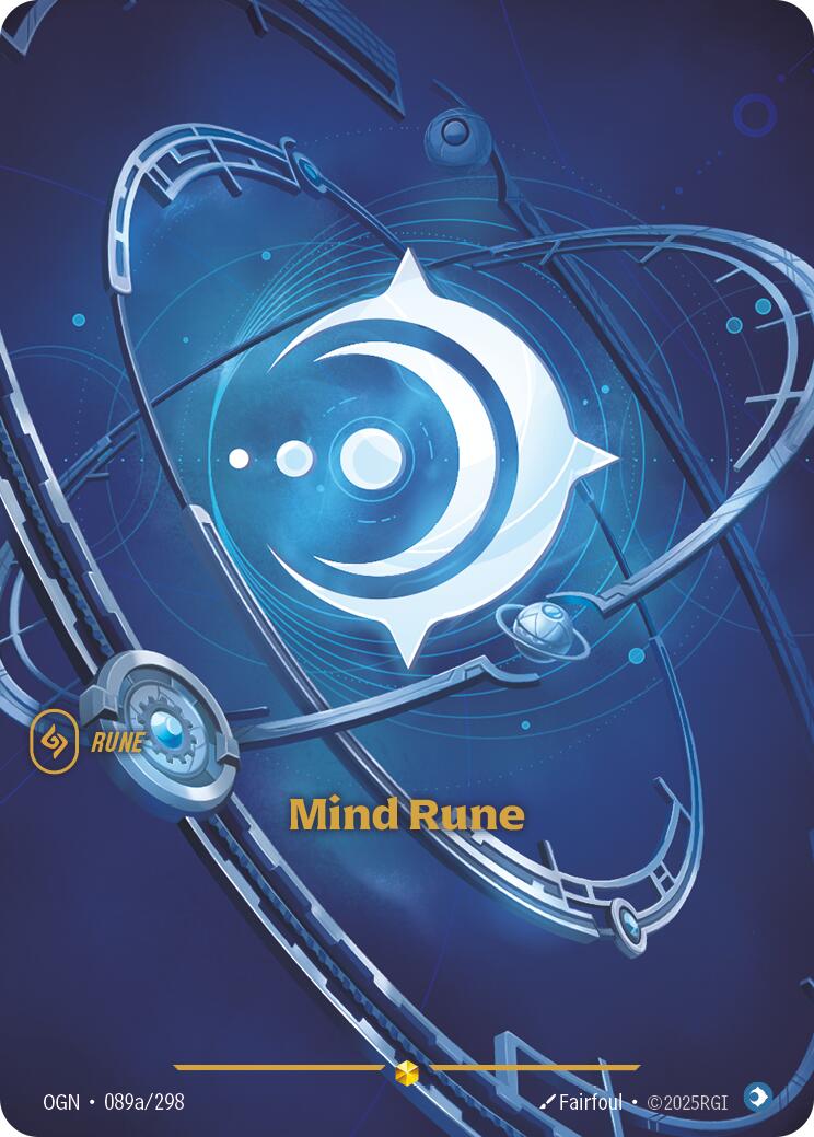 Riftbound: League of Legends Trading Card Game: Mind Rune (Alternate Art) card image