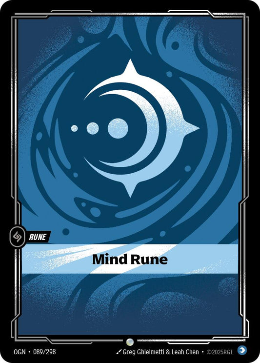 Riftbound: League of Legends Trading Card Game: Mind Rune card image