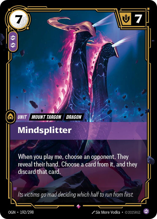 Riftbound: League of Legends Trading Card Game: Mindsplitter card image