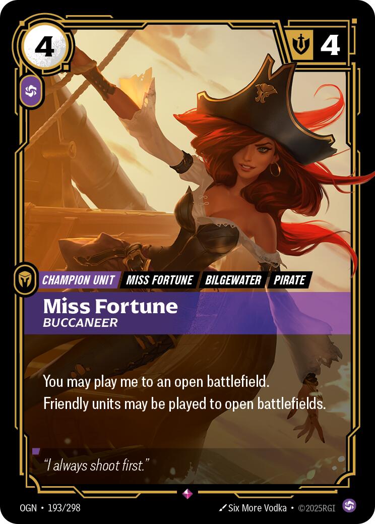 Riftbound: League of Legends Trading Card Game: Miss Fortune - Buccaneer card image