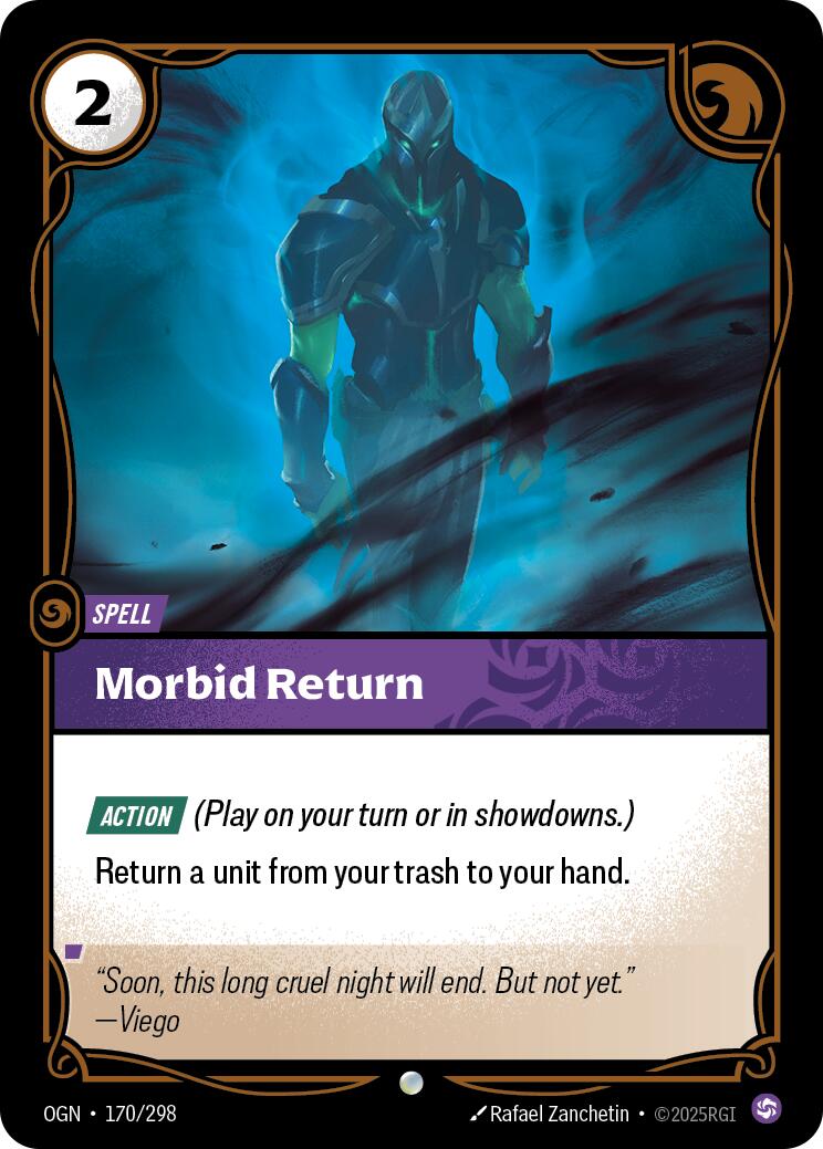 Riftbound: League of Legends Trading Card Game: Morbid Return card image