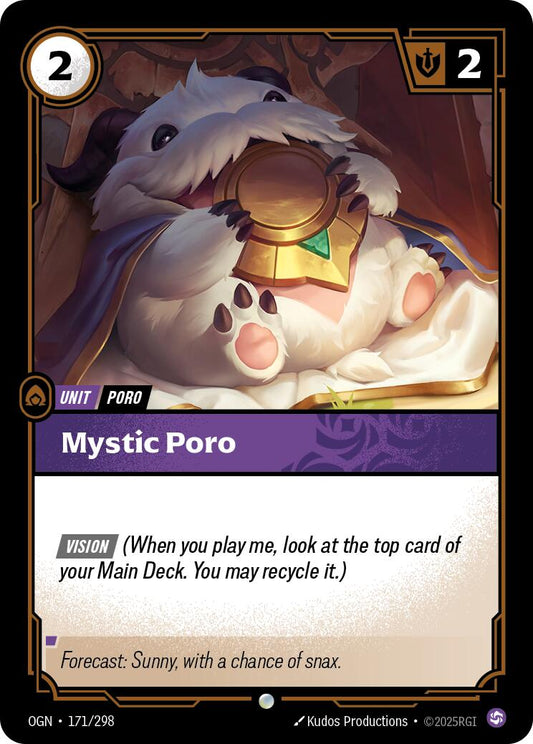 Riftbound: League of Legends Trading Card Game: Mystic Poro card image