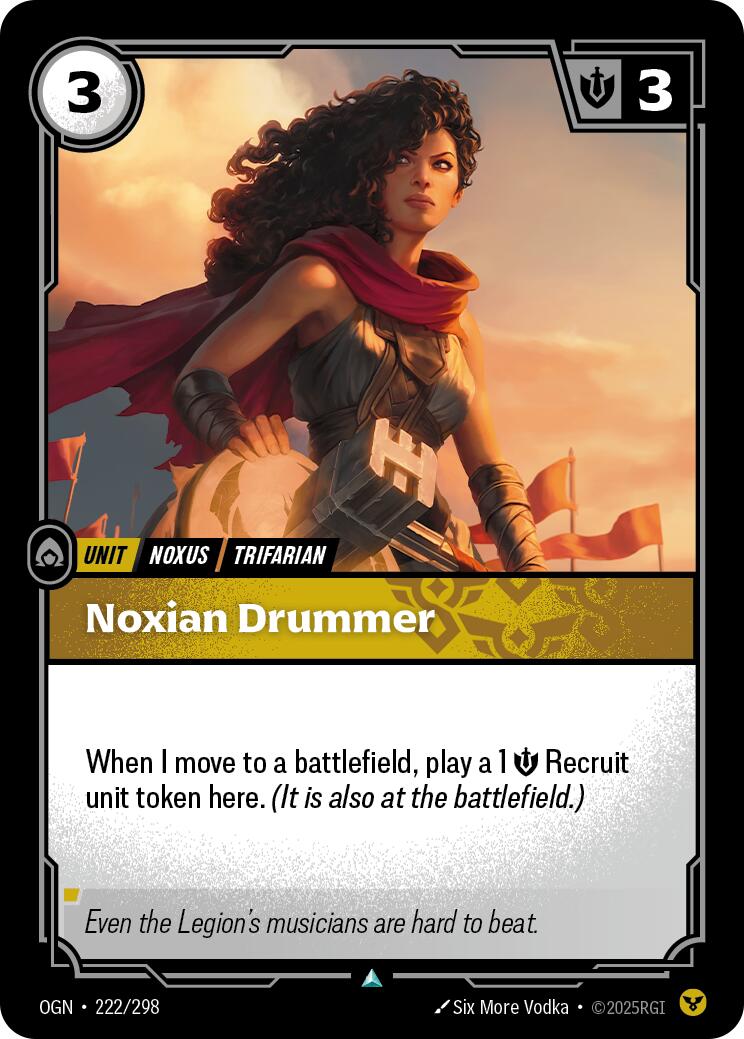 Riftbound: League of Legends Trading Card Game: Noxian Drummer card image