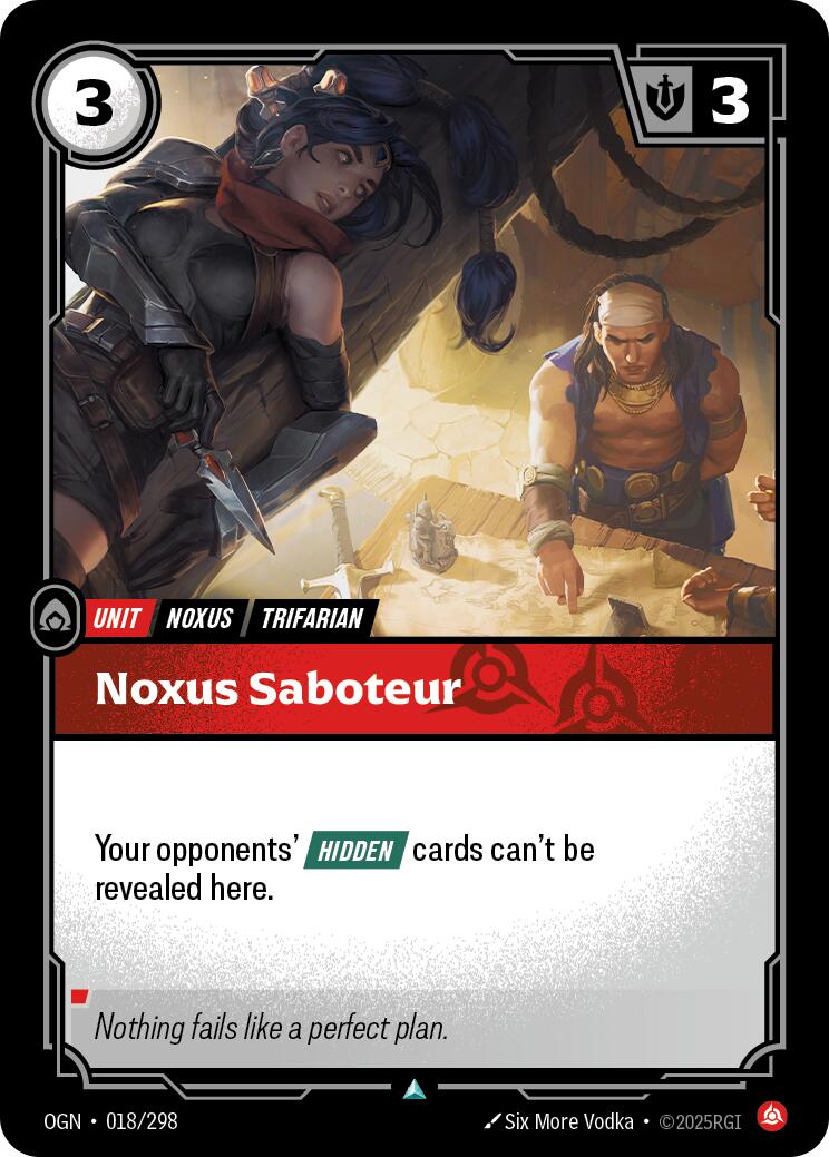 Riftbound: League of Legends Trading Card Game: Noxus Saboteur card image