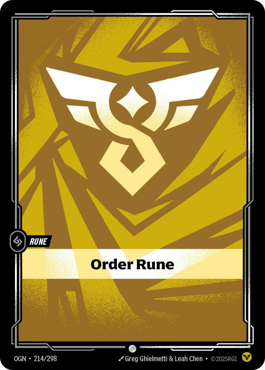 Riftbound: League of Legends Trading Card Game: Order Rune card image