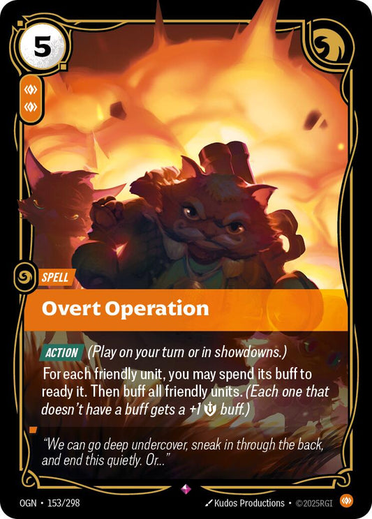 Riftbound: League of Legends Trading Card Game: Overt Operation card image