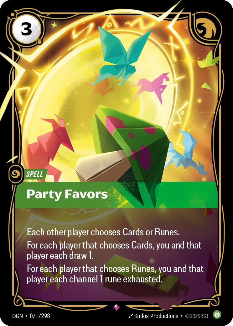 Riftbound: League of Legends Trading Card Game: Party Favors card image