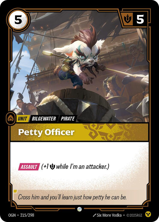 Riftbound: League of Legends Trading Card Game: Petty Officer card image