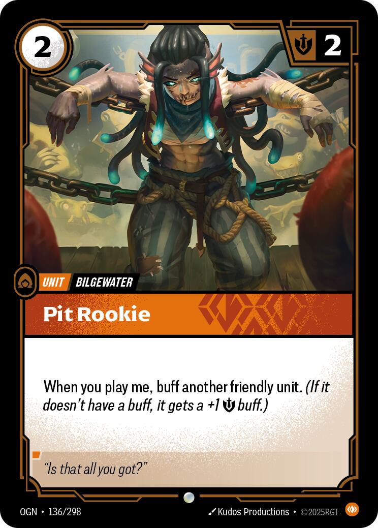 Riftbound: League of Legends Trading Card Game: Pit Rookie card image