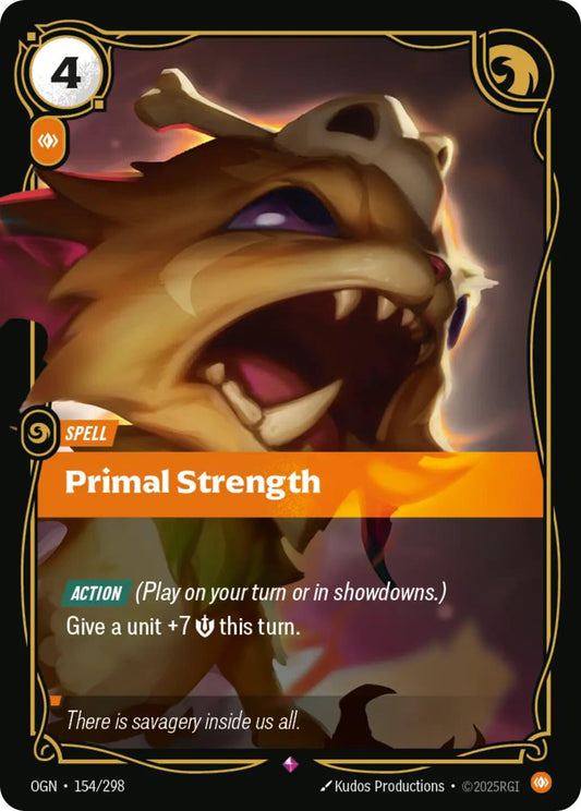 Riftbound: League of Legends Trading Card Game: Primal Strength card image