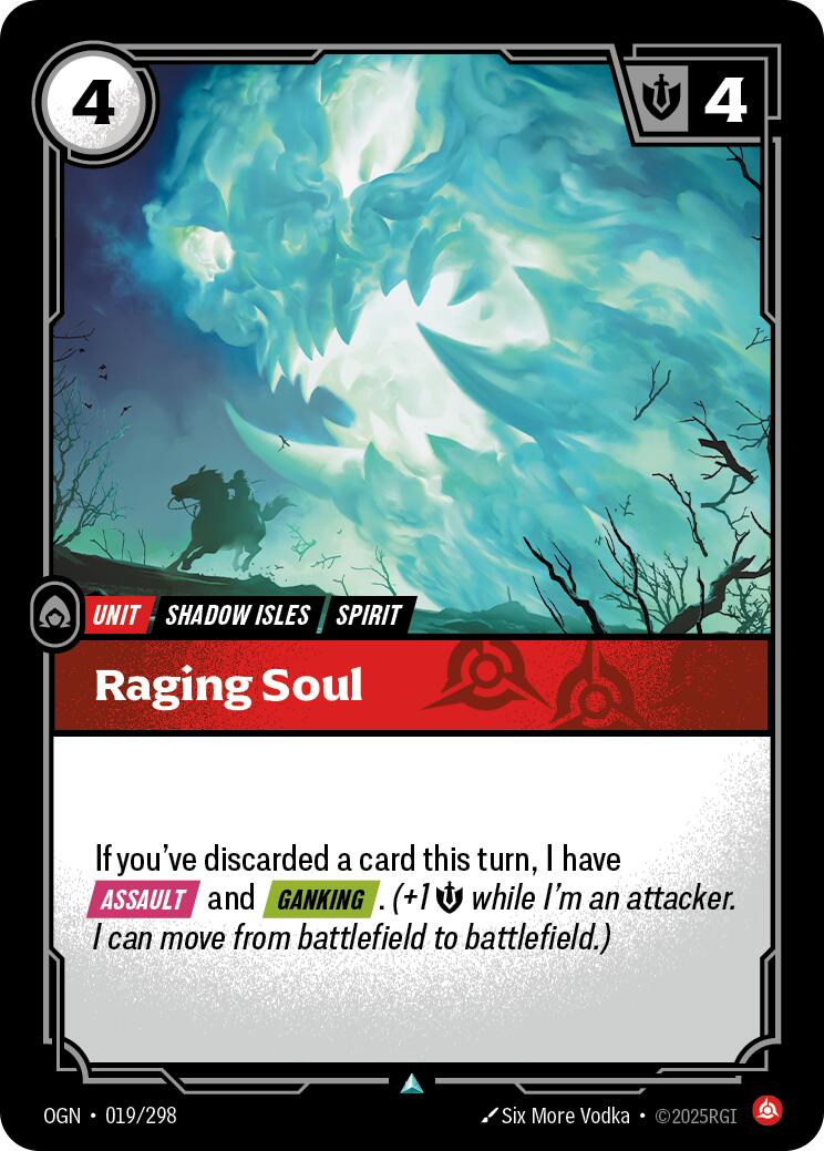 Riftbound: League of Legends Trading Card Game: Raging Soul card image