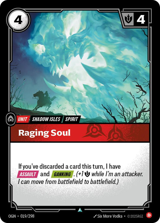 Riftbound: League of Legends Trading Card Game: Raging Soul card image