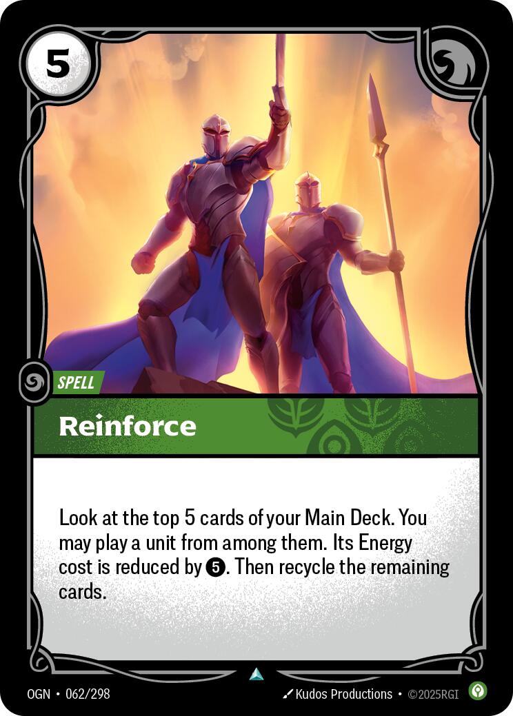 Riftbound: League of Legends Trading Card Game: Reinforce card image