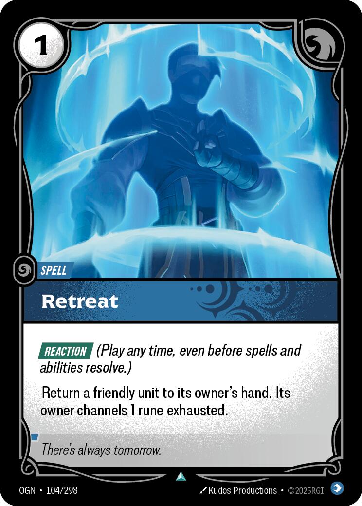 Riftbound: League of Legends Trading Card Game: Retreat card image