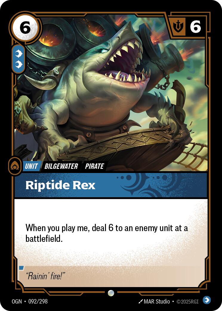 Riftbound: League of Legends Trading Card Game: Riptide Rex card image