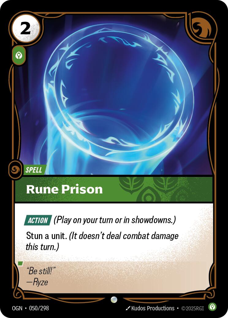 Riftbound: League of Legends Trading Card Game: Rune Prison card image