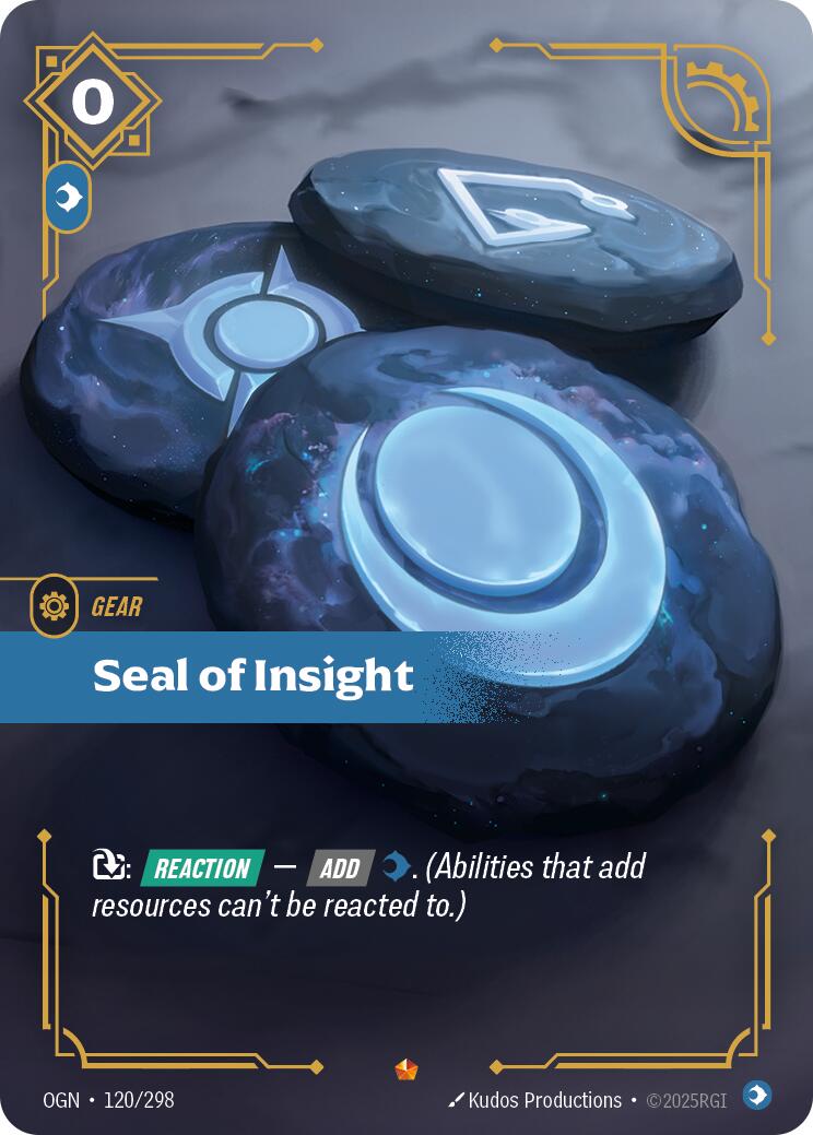 Riftbound: League of Legends Trading Card Game: Seal of Insight card image