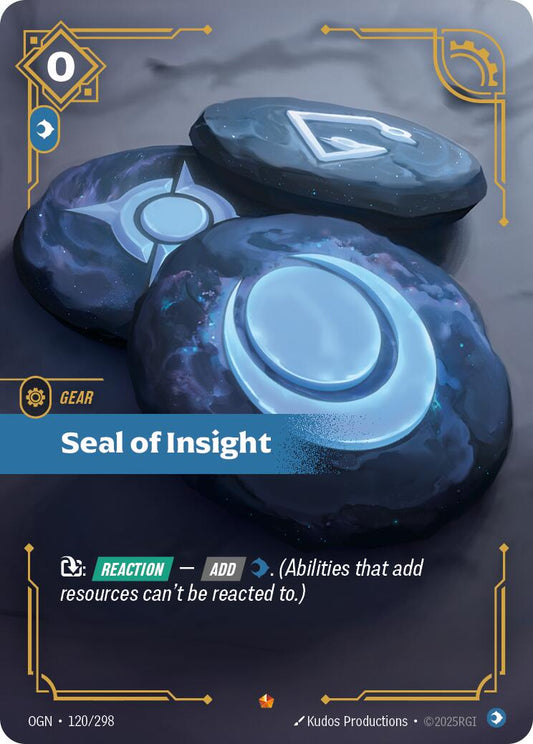 Riftbound: League of Legends Trading Card Game: Seal of Insight card image